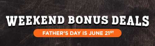 Weekend Bonus Deals - Save through Sunday.