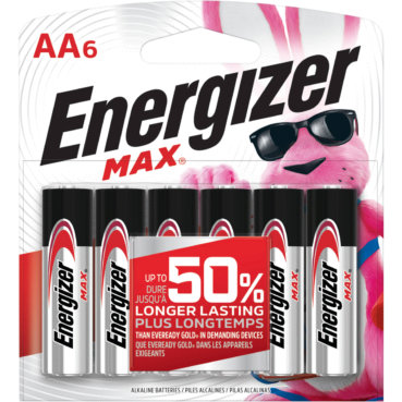 Energizer MAX AA Alkaline Batteries - 6 Pk