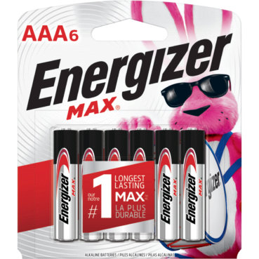 Energizer MAX AAA Alkaline Batteries - 6 Pk