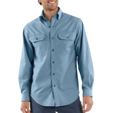 Carhartt Men's Long-Sleeve Chambray Shirt