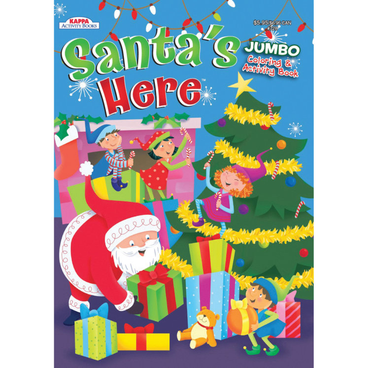 KAPPA BOOKS Jumbo Christmas Coloring &amp; Activity Book - Assorted by ...