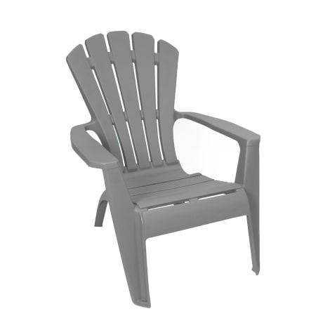 gracious living grey adirondack king chair by gracious