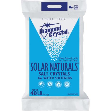 40 lbs Solar Naturals Water Softener Salt Crystals by Diamond