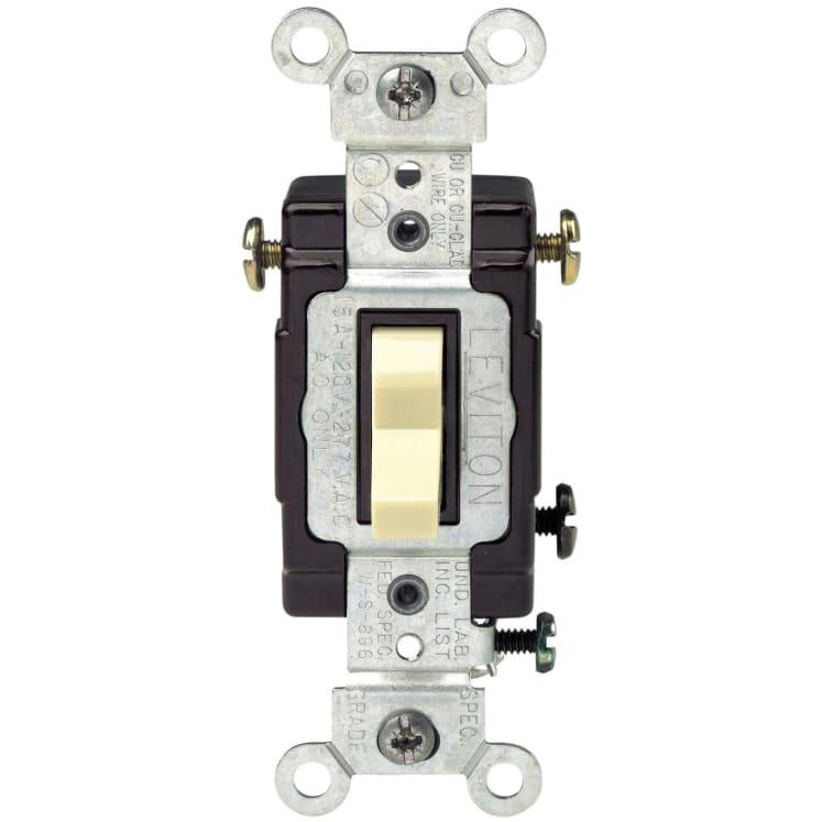 Leviton 15 Amp 3 Way Lighted Switch Ivory By Leviton At Fleet Farm
