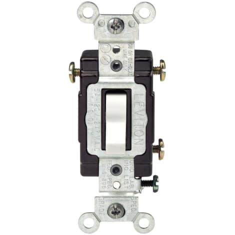 15 Amp 3-Way Switch - White by Leviton at Fleet Farm