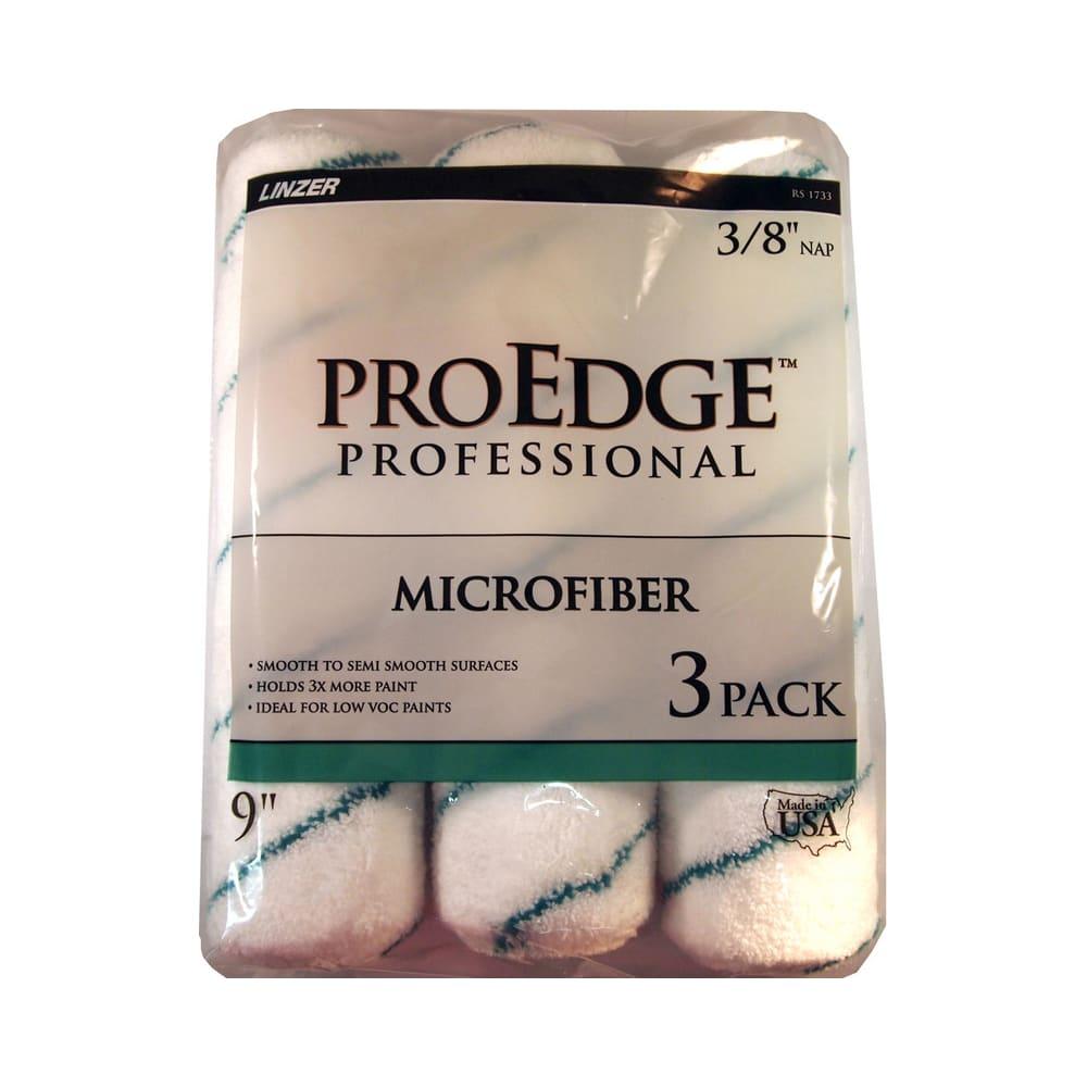 L X 9 In Linzer Pro Edge Microfiber Paint Roller Cover 1 4 In W
