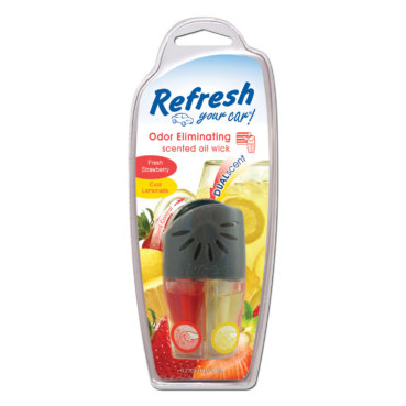 Refresh Your Car Fresh Strawberry/Lemonade Scent Oil Vent Wick
