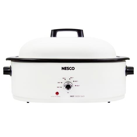 18 qt White Roaster Oven