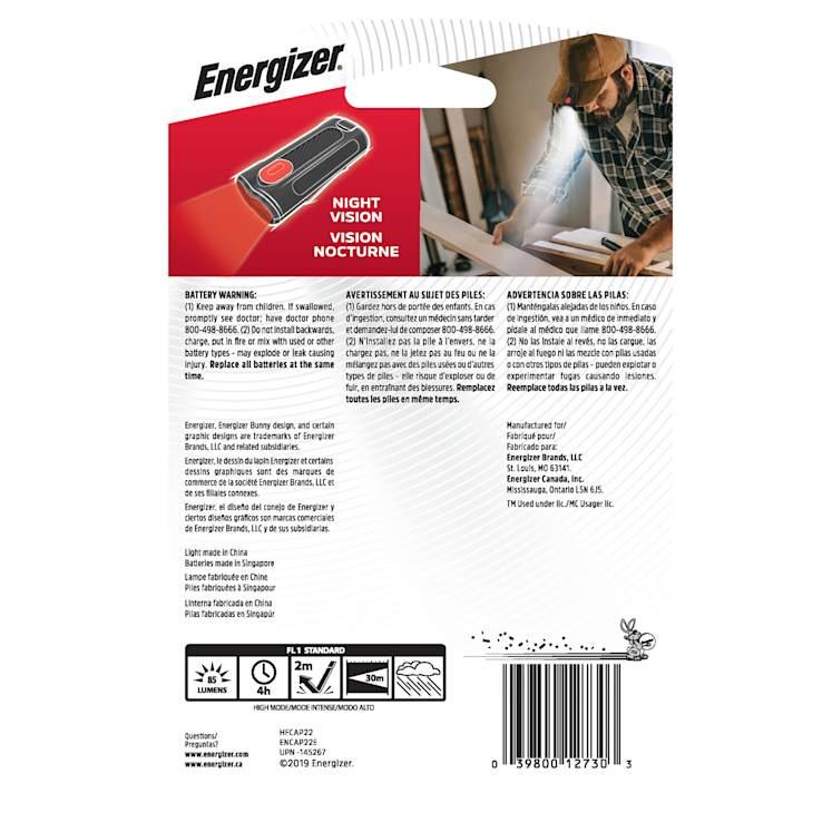 Energizer LED Cap Light - Flashlight w 