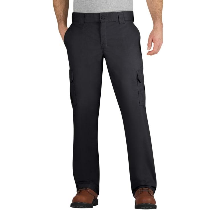 Black Flex Twill Cargo Pants by Dickies 