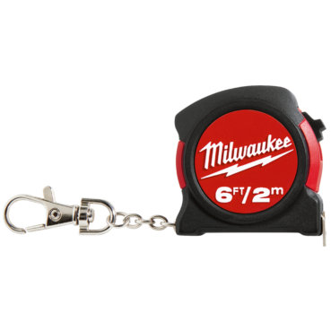 Milwaukee 6 Ft. Keychain Measuring Tape