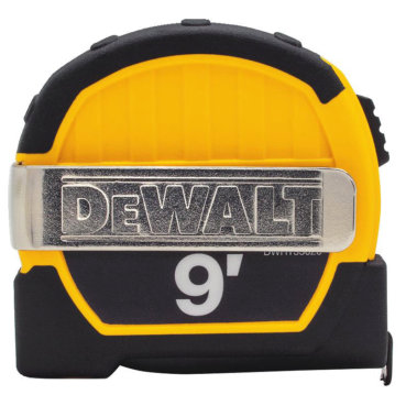 DEWALT 9 ft Yellow & Black Magnetic Pocket Tape Measure