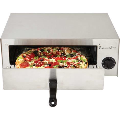 12 in 120V Timed Stainless Steel Pizza Oven