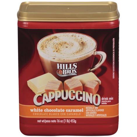 16 oz White Chocolate Caramel Cappuccino Drink Mix by HILLS