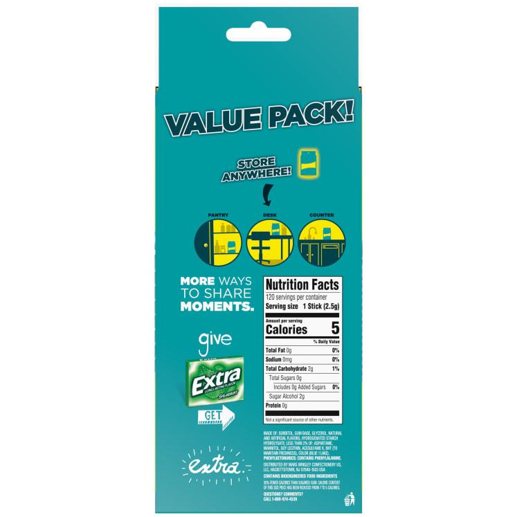 Wrigley Extra Sugar Free Polar Ice Chewing Gum 8 Pk By Wrigley At Fleet Farm