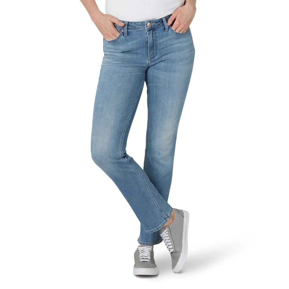 Mid-Rise Straight Leg Short Jeans 