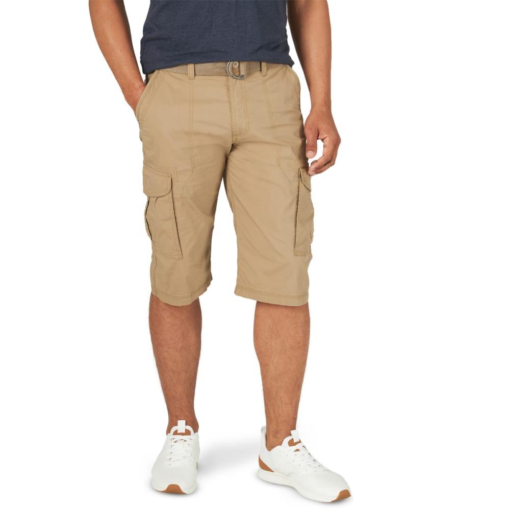 lee comfort stretch cargo shorts, large 