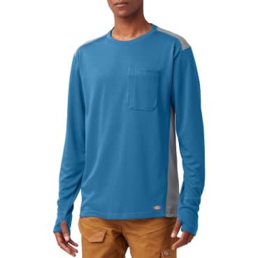 Dickies Uomo Temp-iQ 365 T-Shirt A Manica Lunga - Lincoln Green