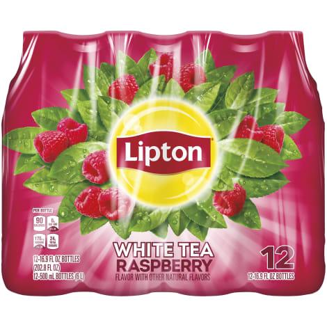 16.9 Oz White Tea Raspberry - 12 Pk by Lipton at Fleet Farm