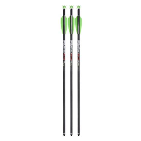 Lighted Alpha-Blaze Pro Elite 400 Carbon Crossbow Arrows by