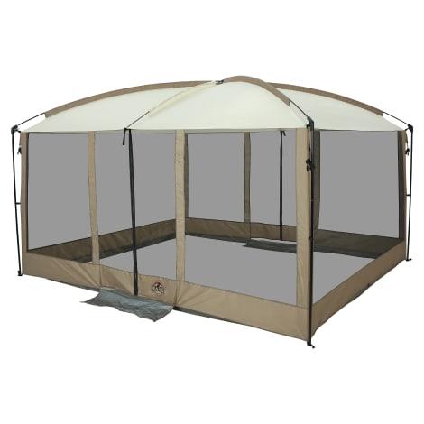13 ft. x 11 ft. Brown & Ivory Magnetic Screen House