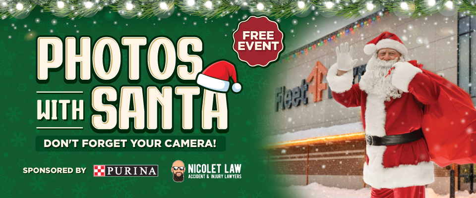 Join us for Photos with Santa. Don't forget your camera! Free Event.