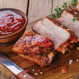 perfectly smoked BBQ ready to eat