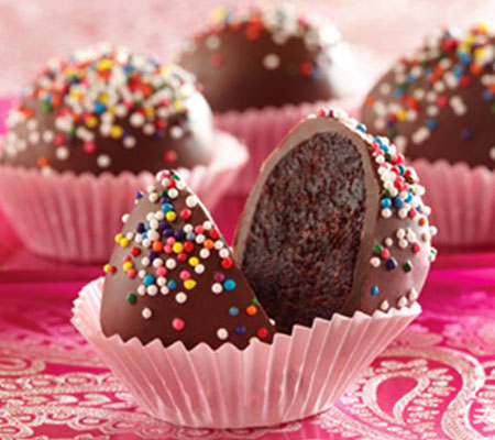 Devils Food Cake Balls