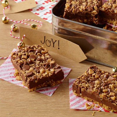 No-Bake Toffee Fudge Bars