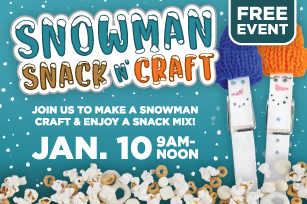 Snowman Snack N' Craft